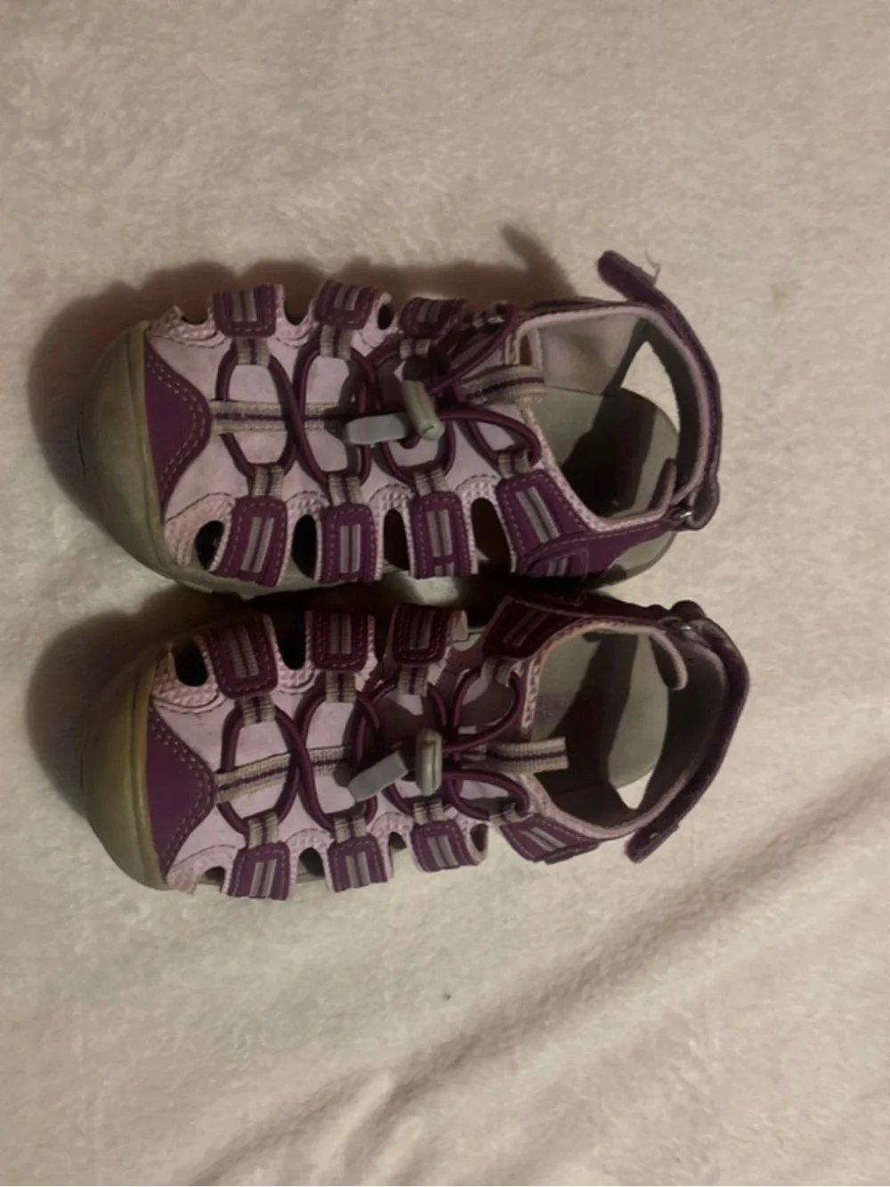Kids Purple Sport Sandals - Khombu